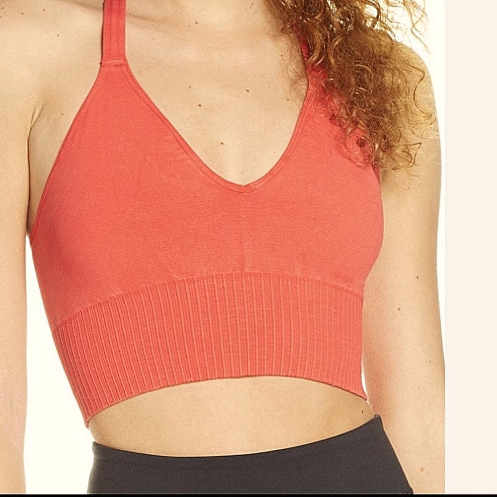 Free People Movement Good Karma V Neck Crop Tank Size XS/S NWOT